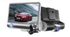 1080P Triple-Lens Car Dash Cam – High-Definition 3-Channel Driving Recorder