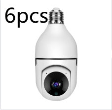 SmartBulb Guard 1080P WiFi Camera – E27 5G Security Light with 4X Zoom & Alarm Monitoring