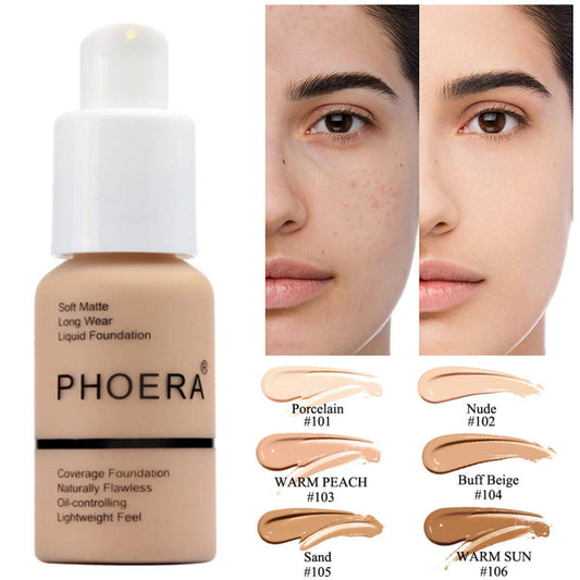 💄 Explosive Press Matte Foundation Cream – Oil Control Natural Concealer