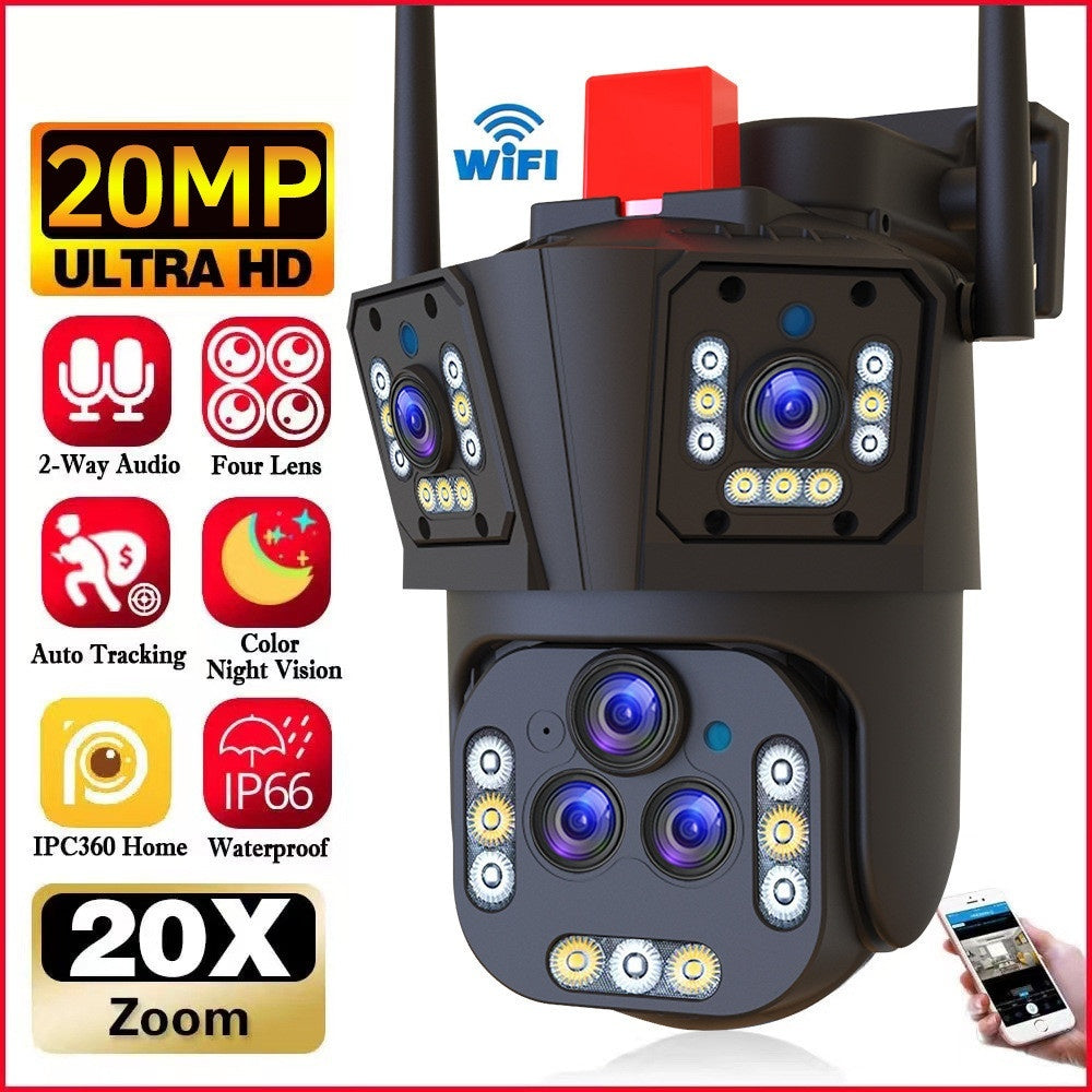 4 Million Pixel Outdoor Smart Camera
