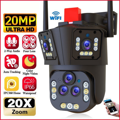 4 Million Pixel Outdoor Smart Camera