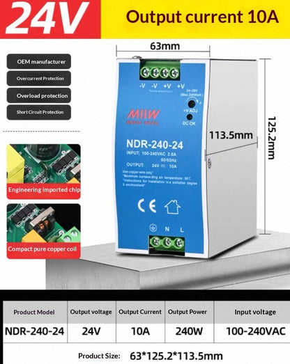 NDR Series Catheter Power Supply – Compact DC Transformer for Industrial Equipment