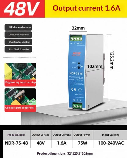 NDR Series Catheter Power Supply – Compact DC Transformer for Industrial Equipment