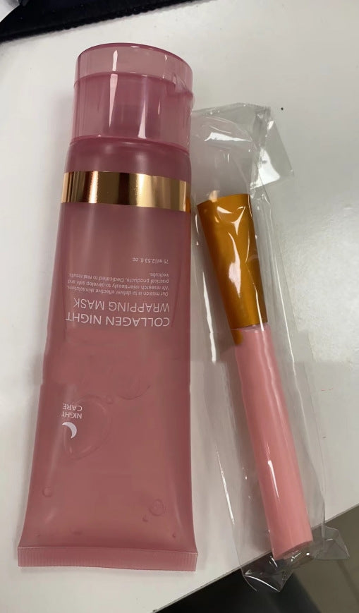 Collagen Night Wrapping Mask – Natural Firming, Hydrating & Anti-Wrinkle Skin Care