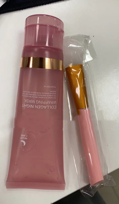 Collagen Night Wrapping Mask – Natural Firming, Hydrating & Anti-Wrinkle Skin Care