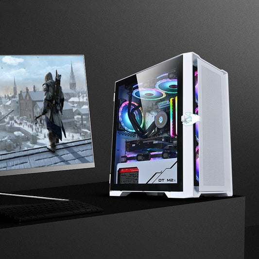 Wide Body Tempered Glass PC Case – Stylish Gaming & Desktop Tower