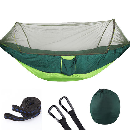 ️ Fully Automatic Quick Opening Hammock with Mosquito Net