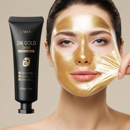 Gold Foil Snail Hydrating Peel-Off Mask – Deep Moisturizing & Skin Revitalizing Formula