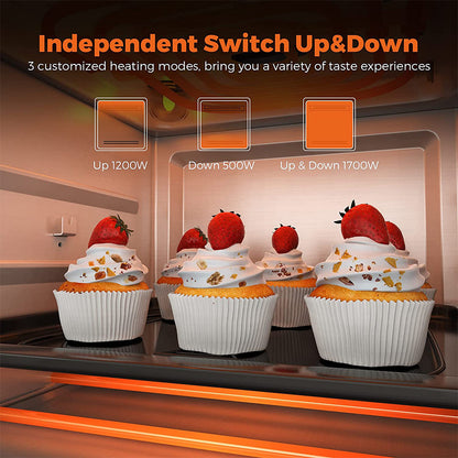 Stainless Steel Double Heating Air Oven – Rapid & Even Cooking for Home Baking and Roasting