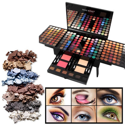 180-Color Piano-Shaped Eyeshadow & Blush Palette – Personalized Multi-Layer Makeup Box for Professional Glam