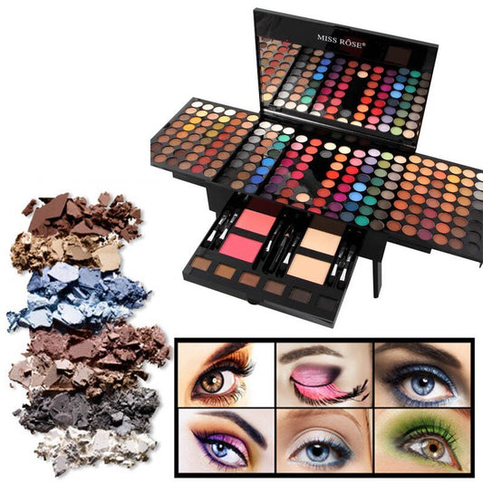 180-Color Piano-Shaped Eyeshadow & Blush Palette – Personalized Multi-Layer Makeup Box for Professional Glam
