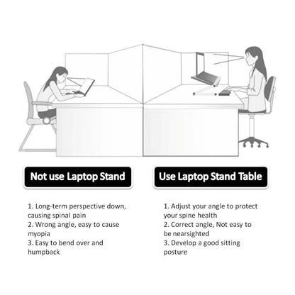 Adjustable Laptop & Tablet Desk Stand – Lightweight Foldable Design