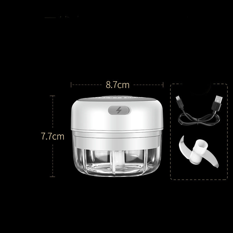 Wireless Mini Electric Food Chopper – Baby Food Processor & Garlic Crusher