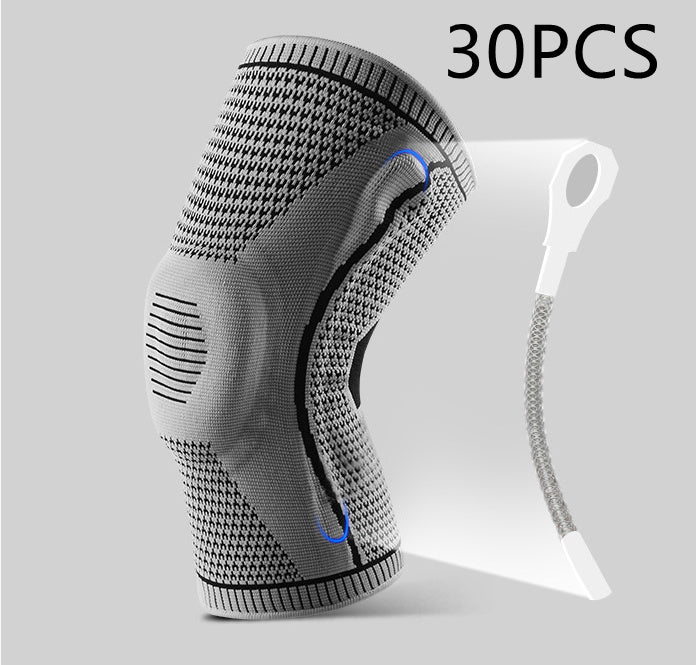 Sports Knee Support Brace – Silicone Spring Pad Patella Protector