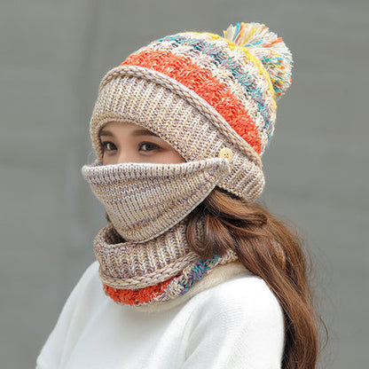 Korean Winter Knitted Hat – Warm, Stylish & Cozy Beanie for Cold Weather Fashion