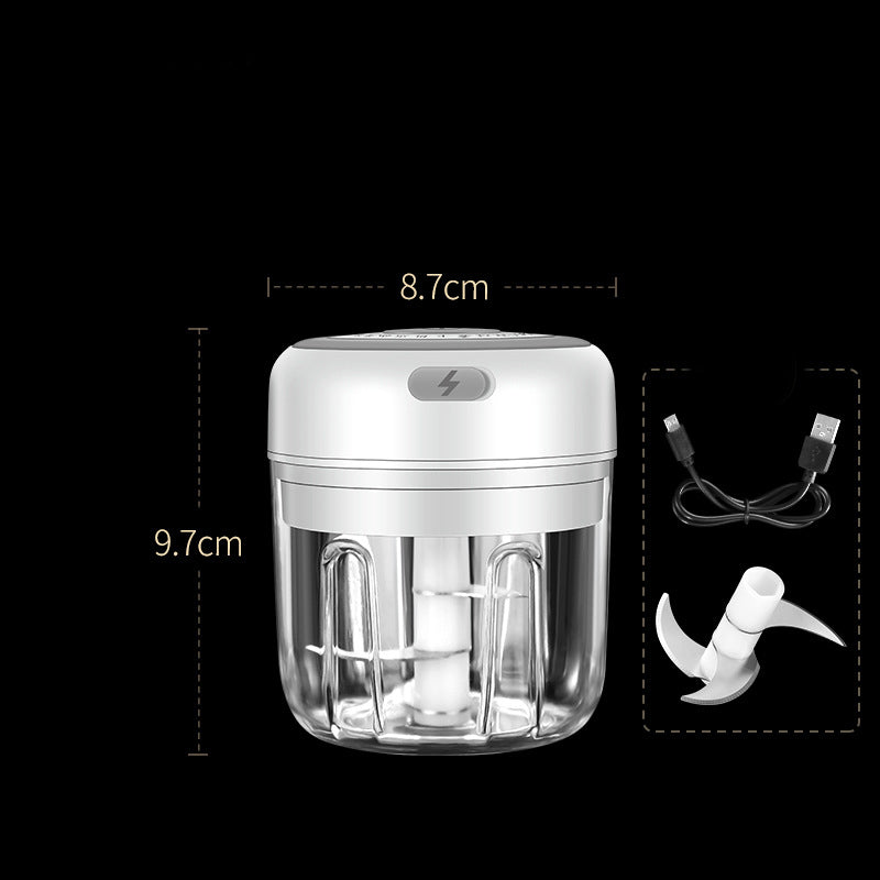 Wireless Mini Electric Food Chopper – Baby Food Processor & Garlic Crusher