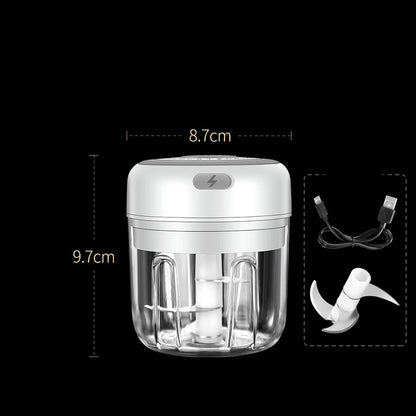 Wireless Mini Electric Food Chopper – Baby Food Processor & Garlic Crusher