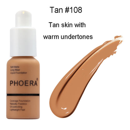 Explosive Press Matte Foundation Cream – Oil Control Natural Concealer