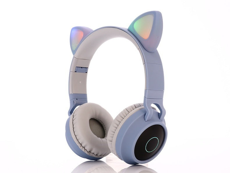 CuteWave Bluetooth 5.0 Wireless Headset – Adorable Design with HD Stereo Sound