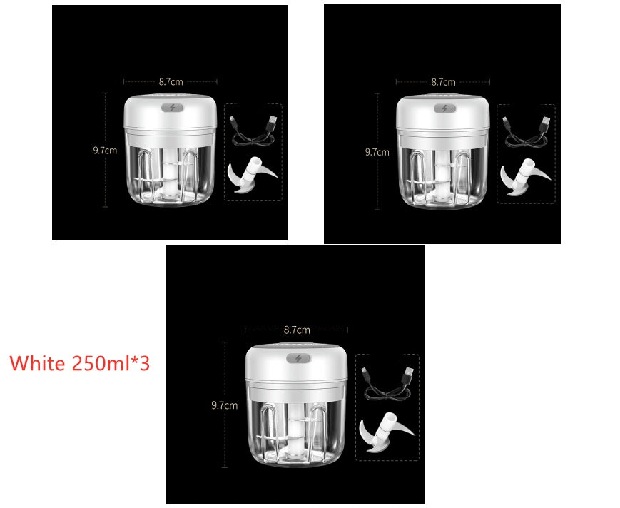 Wireless Mini Electric Food Chopper – Baby Food Processor & Garlic Crusher