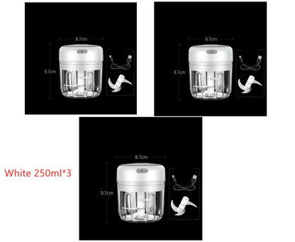 Wireless Mini Electric Food Chopper – Baby Food Processor & Garlic Crusher