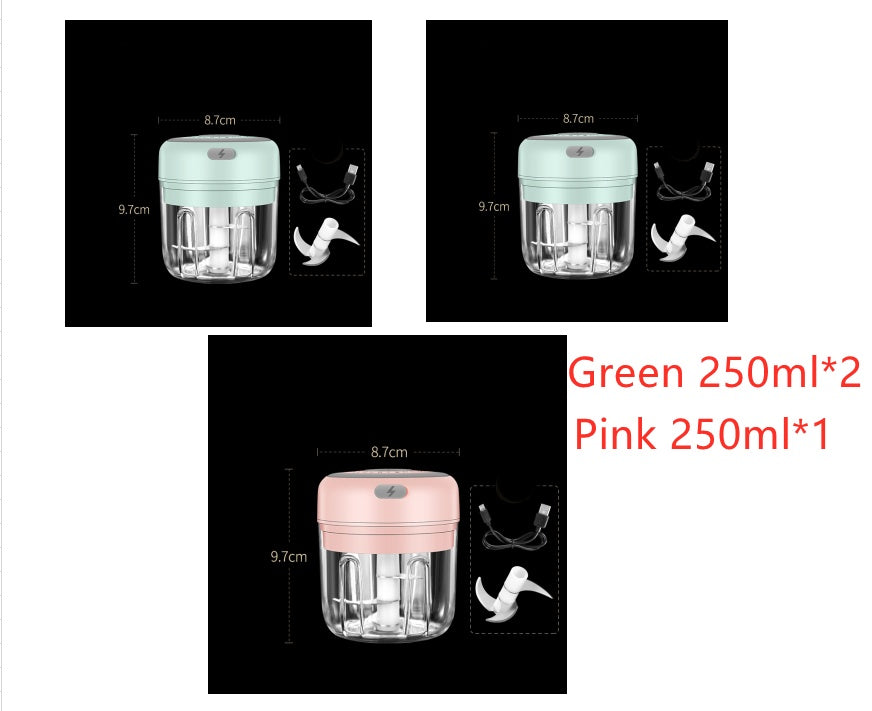 Wireless Mini Electric Food Chopper – Baby Food Processor & Garlic Crusher