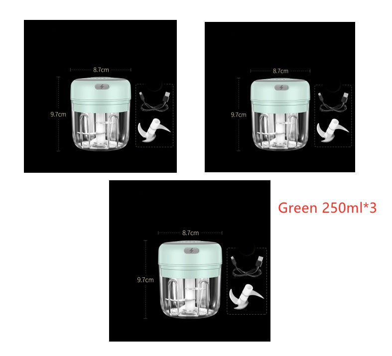 Wireless Mini Electric Food Chopper – Baby Food Processor & Garlic Crusher