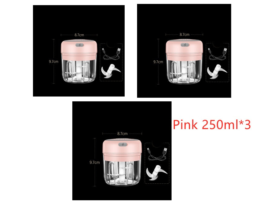 Wireless Mini Electric Food Chopper – Baby Food Processor & Garlic Crusher