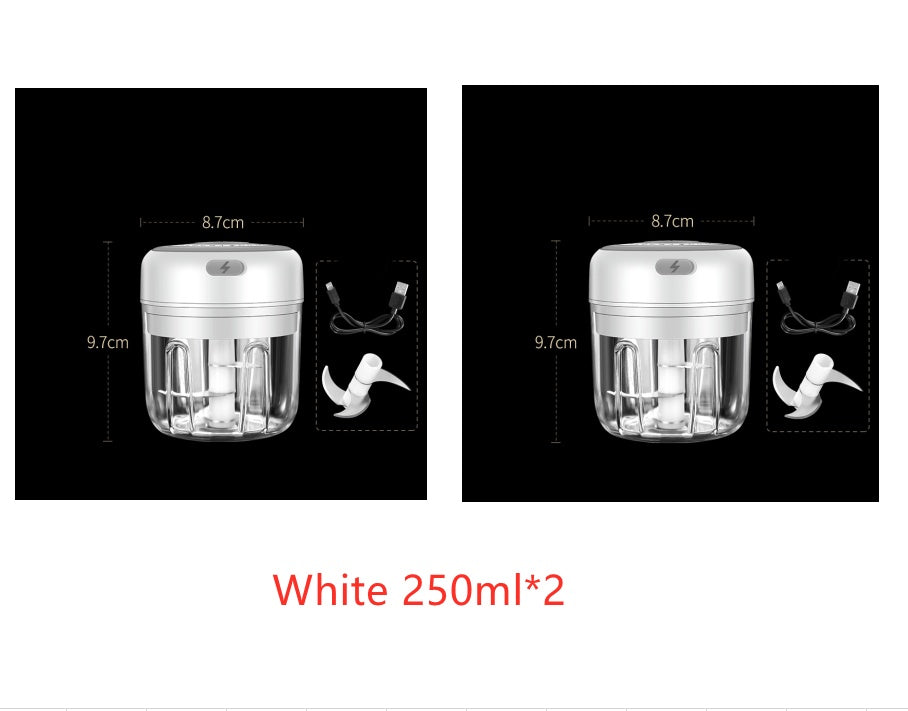 Wireless Mini Electric Food Chopper – Baby Food Processor & Garlic Crusher