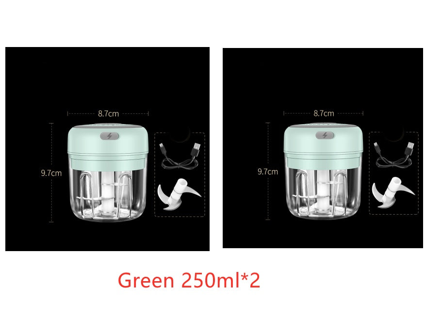 Wireless Mini Electric Food Chopper – Baby Food Processor & Garlic Crusher