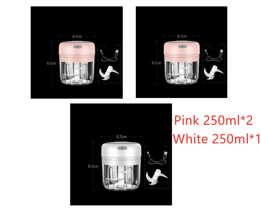 Wireless Mini Electric Food Chopper – Baby Food Processor & Garlic Crusher