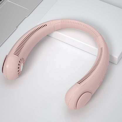 Leafless Hanging Neck Fan – Portable USB Rechargeable Silent Wearable Cooler