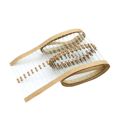 100pcs Plug-in Carbon Film Resistor Multiple Specifications