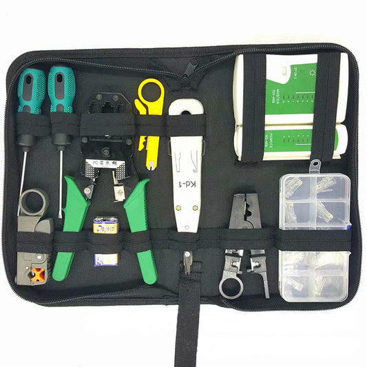 Professional Network Toolkit Combination Set – Complete LAN Cable Repair Kit