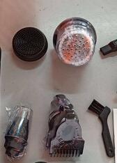 5-in-1 Electric Head Shaver for Men – Multi-Blade Rotary Razor with Beard, Nose & Facial Grooming Kit