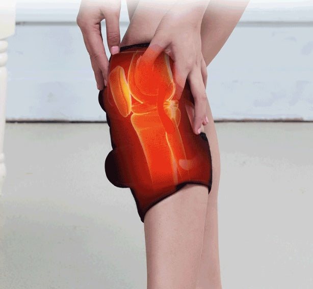 Rechargeable Infrared Heating Knee & Elbow Massager – Vibration Therapy Wrap for Joint Pain Relief and Muscle Relaxation