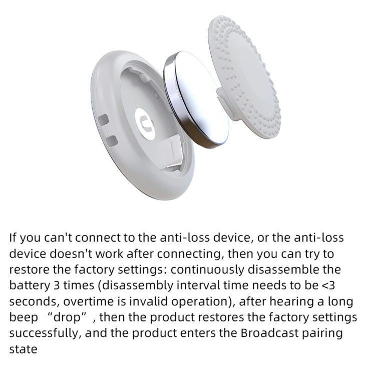 Smart Energy Tracker – 365-Day Battery, Bluetooth Anti-Lost Device with Alarm, Remote Camera Control & App Compatibility for iPhone, iPad & Android