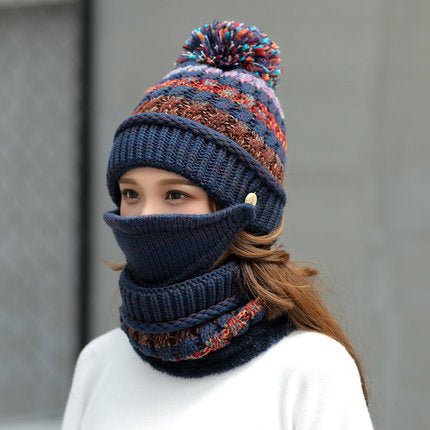Korean Winter Knitted Hat – Warm, Stylish & Cozy Beanie for Cold Weather Fashion