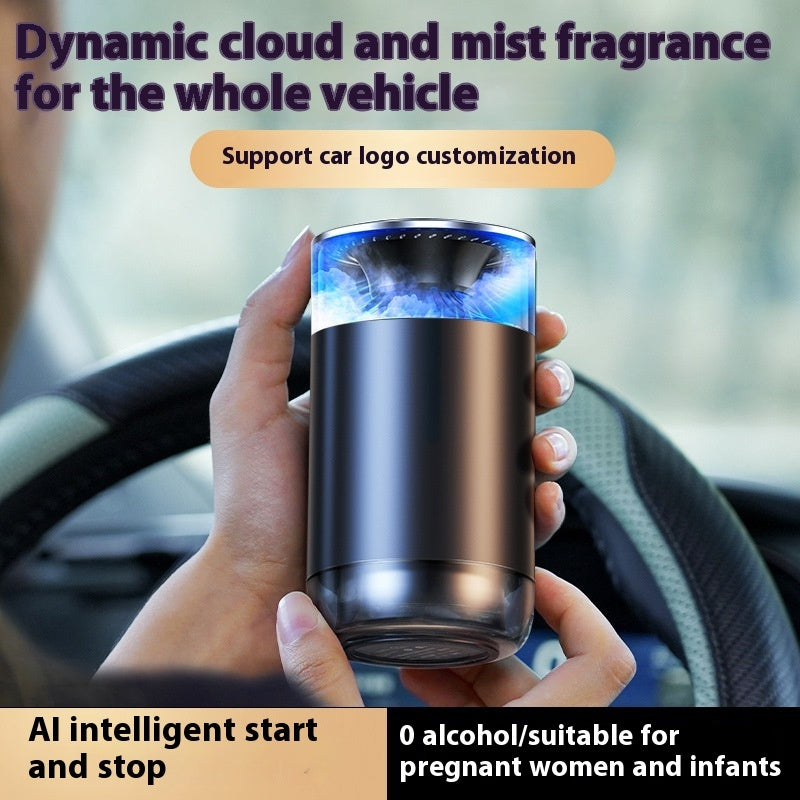 Car Aromatherapy Diffuser Cloud Mist – Natural Fragrance Air Freshener
