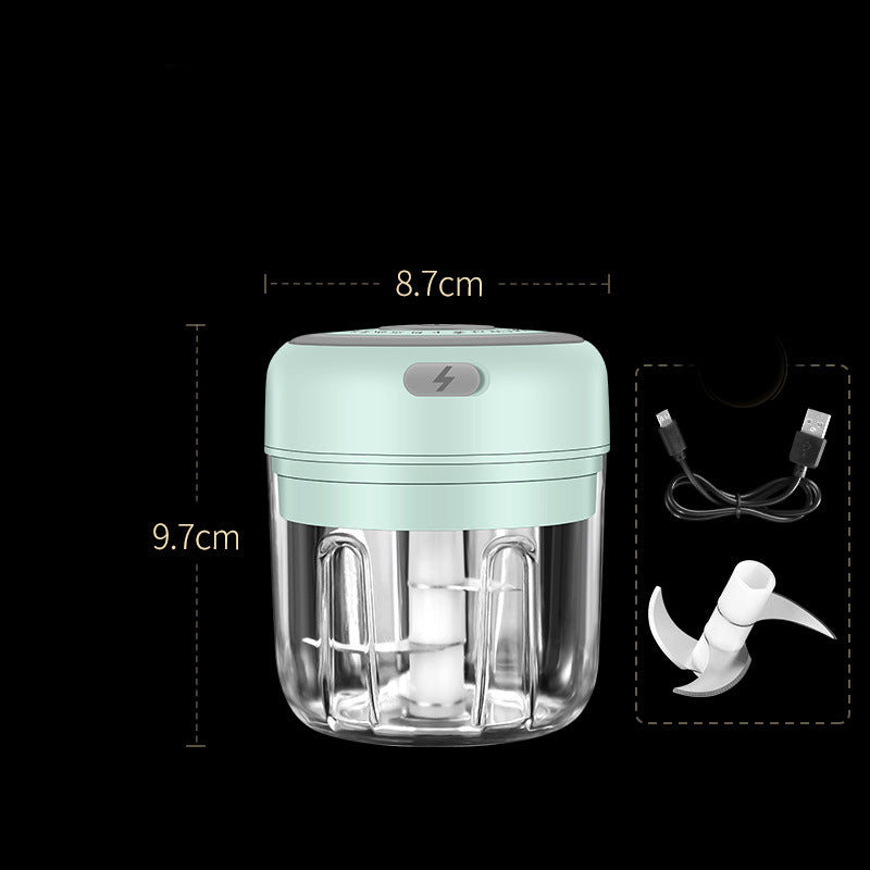 Wireless Mini Electric Food Chopper – Baby Food Processor & Garlic Crusher