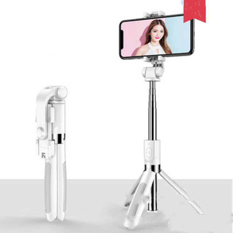 Universal Bluetooth Tripod Selfie Stick – Foldable 3-in-1 Phone Stand with Remote for iPhone & Android