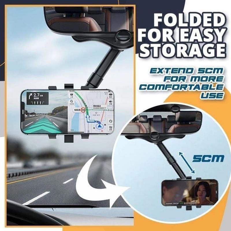 Universal Rearview Mirror Phone Mount