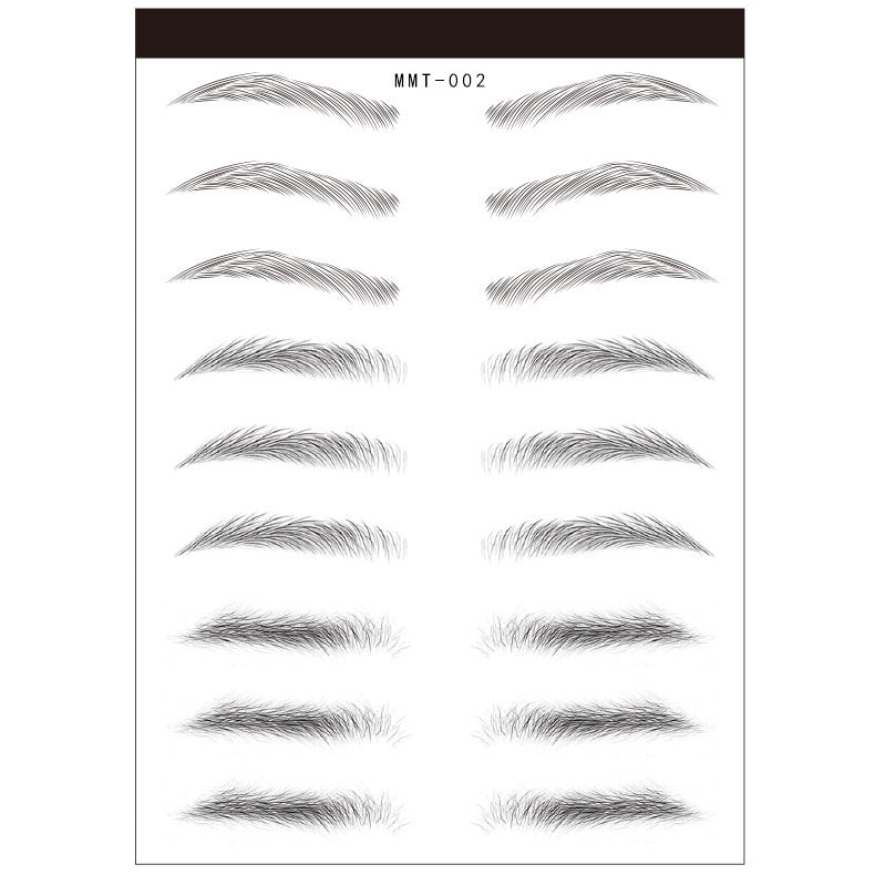 Waterproof 6D Natural Eyebrow Tattoo Stickers – Semi-Permanent, Long-Lasting & Easy to Apply