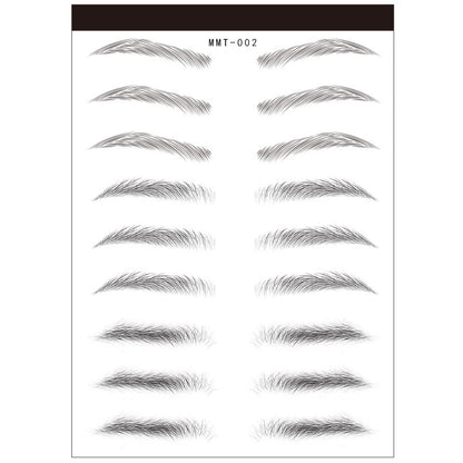 Waterproof 6D Natural Eyebrow Tattoo Stickers – Semi-Permanent, Long-Lasting & Easy to Apply