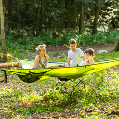 Multi-Person Triangle Hammock – 3-Point Portable Aerial Mat for Outdoor Relaxation