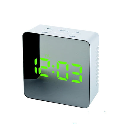 ✨ Modern LED Mirror Digital Clock with Temperature Display & Alarm — Smart Night Mode