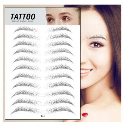Waterproof 6D Natural Eyebrow Tattoo Stickers – Semi-Permanent, Long-Lasting & Easy to Apply