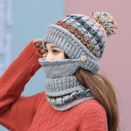 Korean Winter Knitted Hat – Warm, Stylish & Cozy Beanie for Cold Weather Fashion