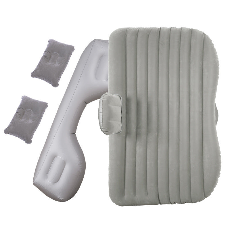 Car Travel Air Mattress – Inflatable Camping Bed with Pillow