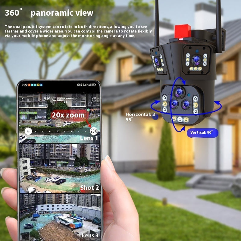 4 Million Pixel Outdoor Smart Camera